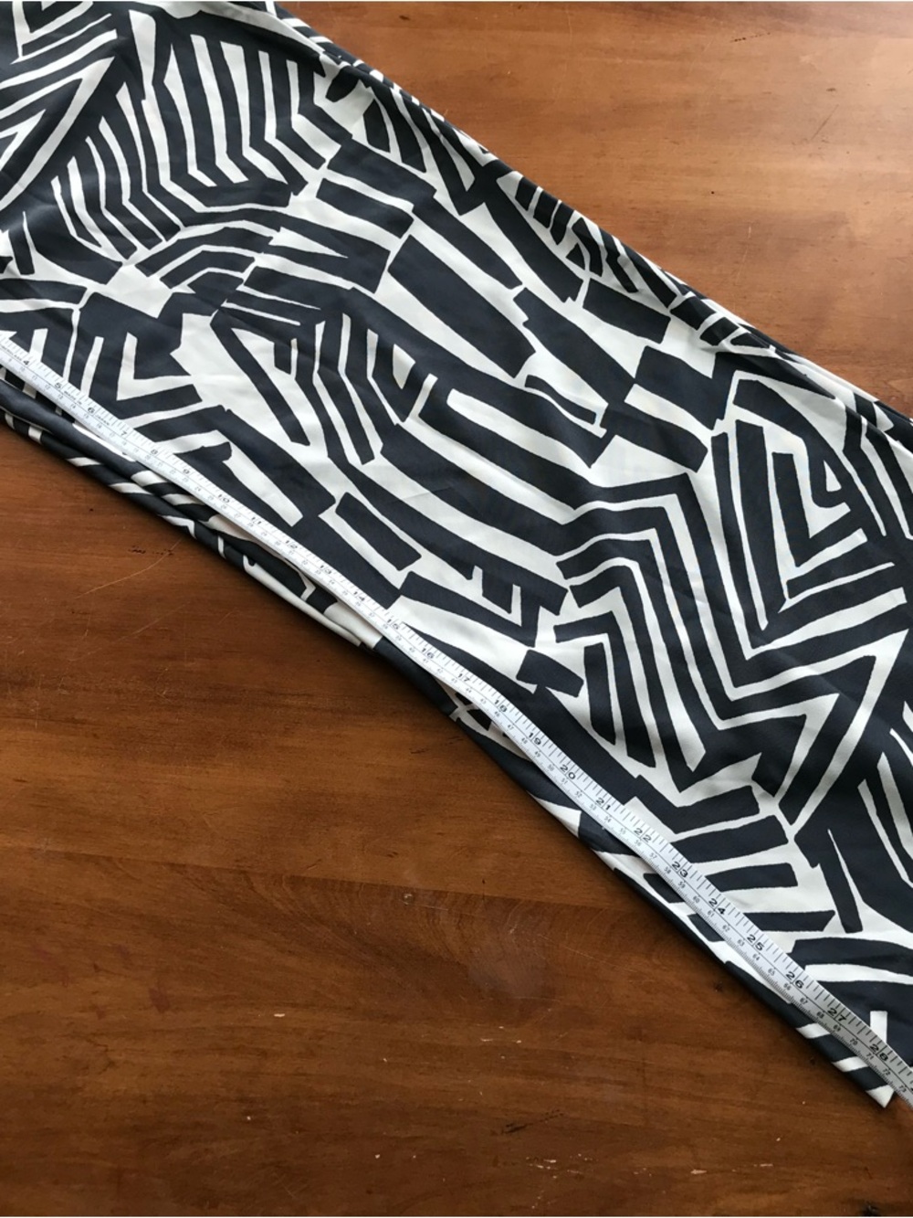 LOFT NWT Zebra Print Wide Leg Pants Black White High Rise Flowy Trousers M NEW - Picture 9 of 10